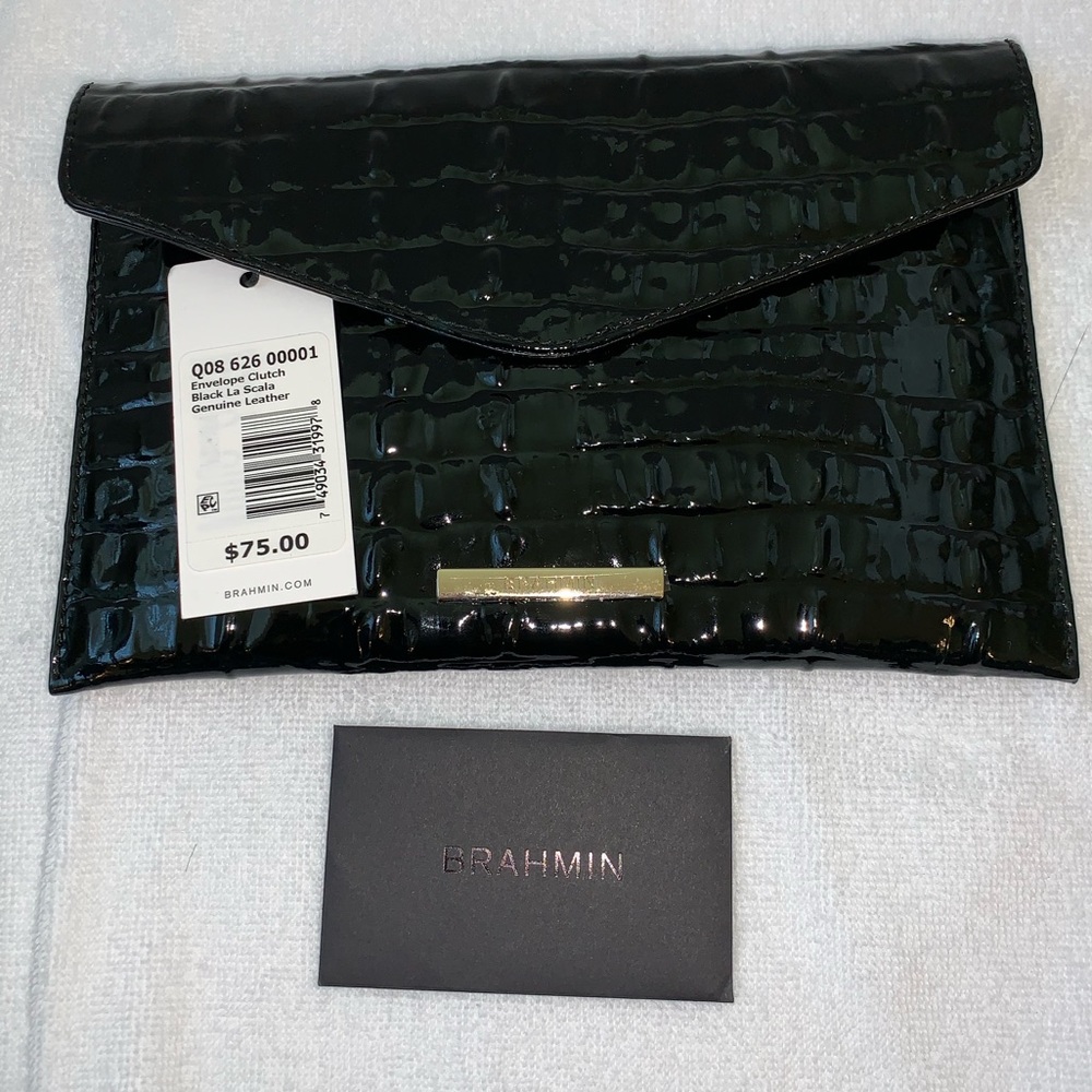 Brahmin Lascala Black Envelope